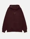 Loose Fit Maroon Hoodie