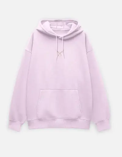 Loose Fit Baby Pink Hoodie