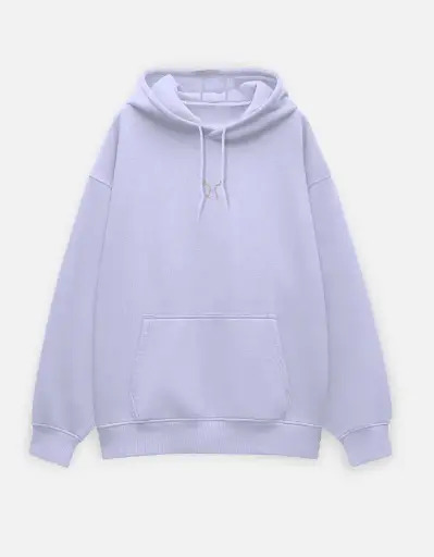 Loose Fit Lavender Hoodie